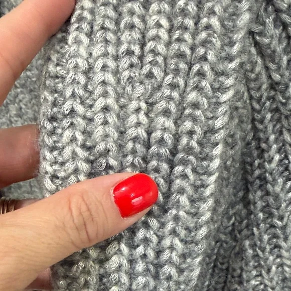 Banana Republic Gray Long Knit Cardigan Grandpa Sweater EUC S - Picture 5 of 8